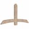 Ekena Millwork Bellingham Smooth Timber Gable Bracket, Douglas Fir, 72"W x 36"H x 3 1/2"D x 5 1/2"F, 12/12 Pitch GBW072X36X0406BEL00SDF - alternate 3